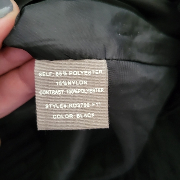 Ryu NWT Medium Black Dress Mesh Long Sleeve Pleated Tulle Trim Sheer Sleeves - Picture 9 of 9